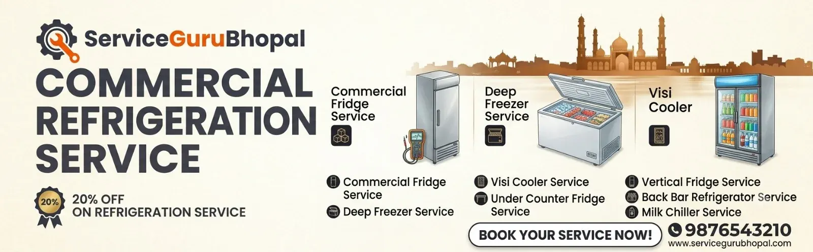 Commercial bakery equipment repair and service in Bhopal